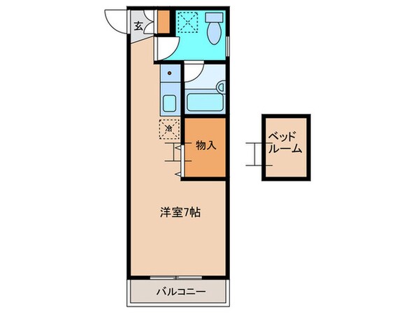 アパートメント・スクエア1番館の物件間取画像